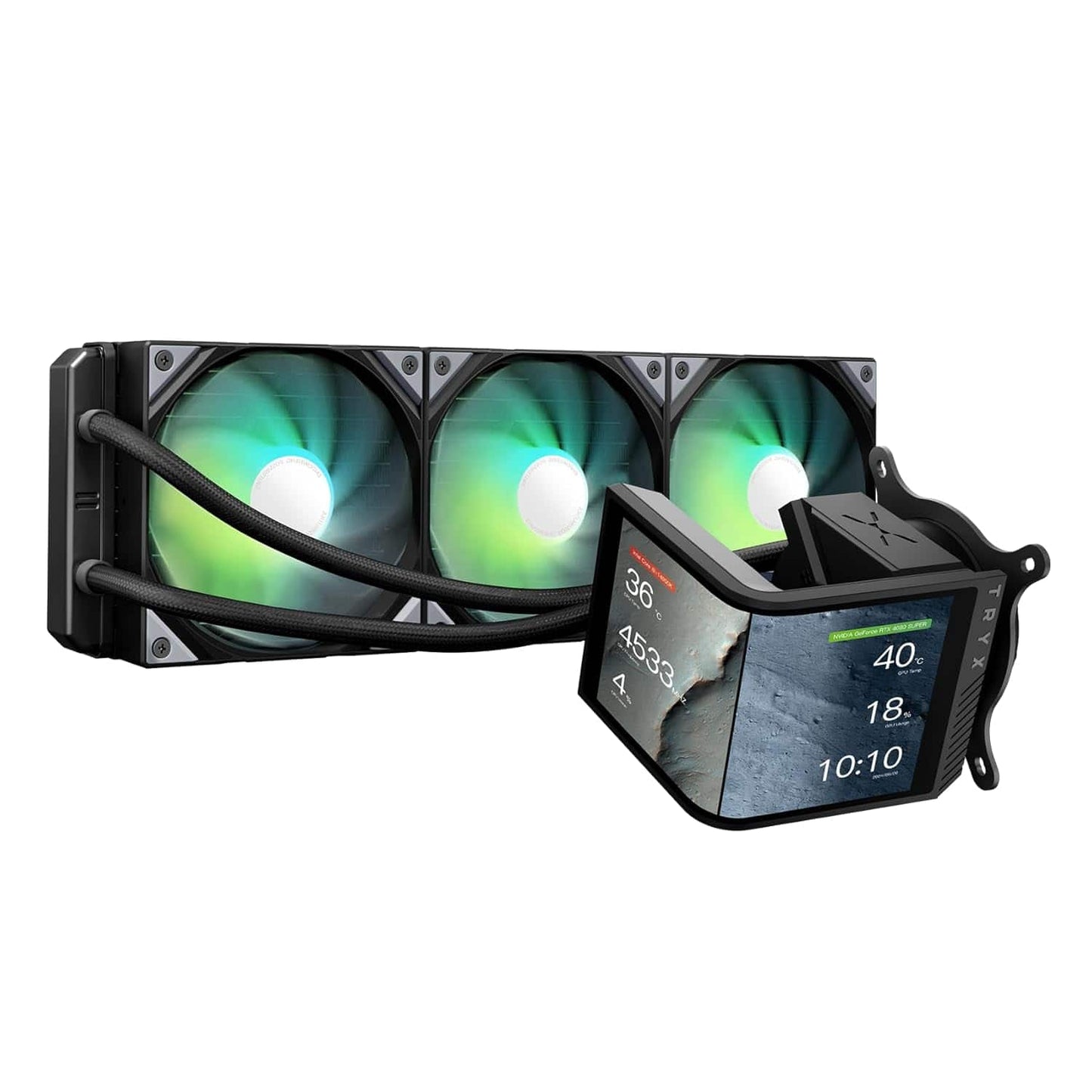 TRYX Fan L-P360L-AM3M-G0K PANORAMA SE 360 ARGB Liquid Cooler Black