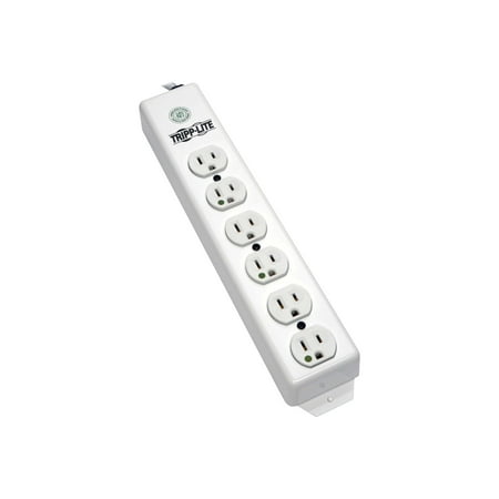 TRIPP Ps-602-Hg - Safe-It Medical-Grade Power Strip, Ul 1363, 6X Hospital-Grade Outlet