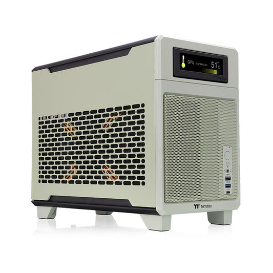 Thermaltake CA-11A-00SENN-00 TR100 Matcha Green Mini Tower Steel Mini ITX