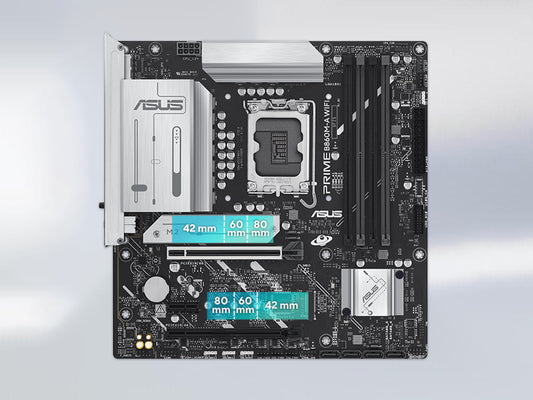ASUS Motherboard PRIME B860M-A WIFI-CSM B860 LGA1851 192GB DDR5 mATX