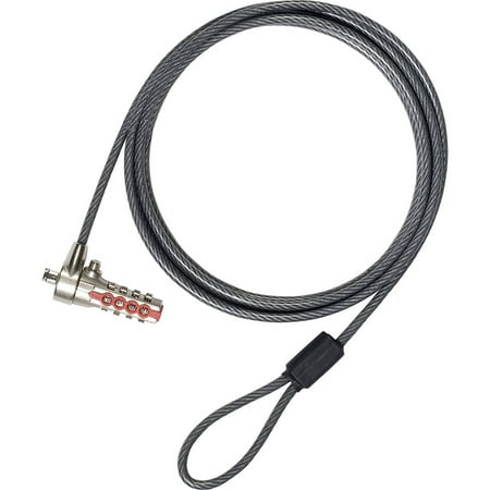 Targus Pa410S-25 Defcon T-Lock Serialized Combo Cable Lock - 25 Pack - Metallic