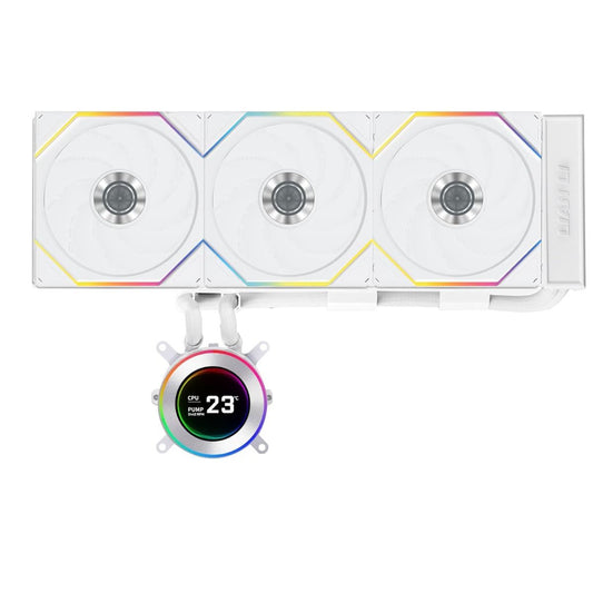 Lian-Li Fan HS2LCD36TW 2.1 LCD 3xUNI FAN Radiator White