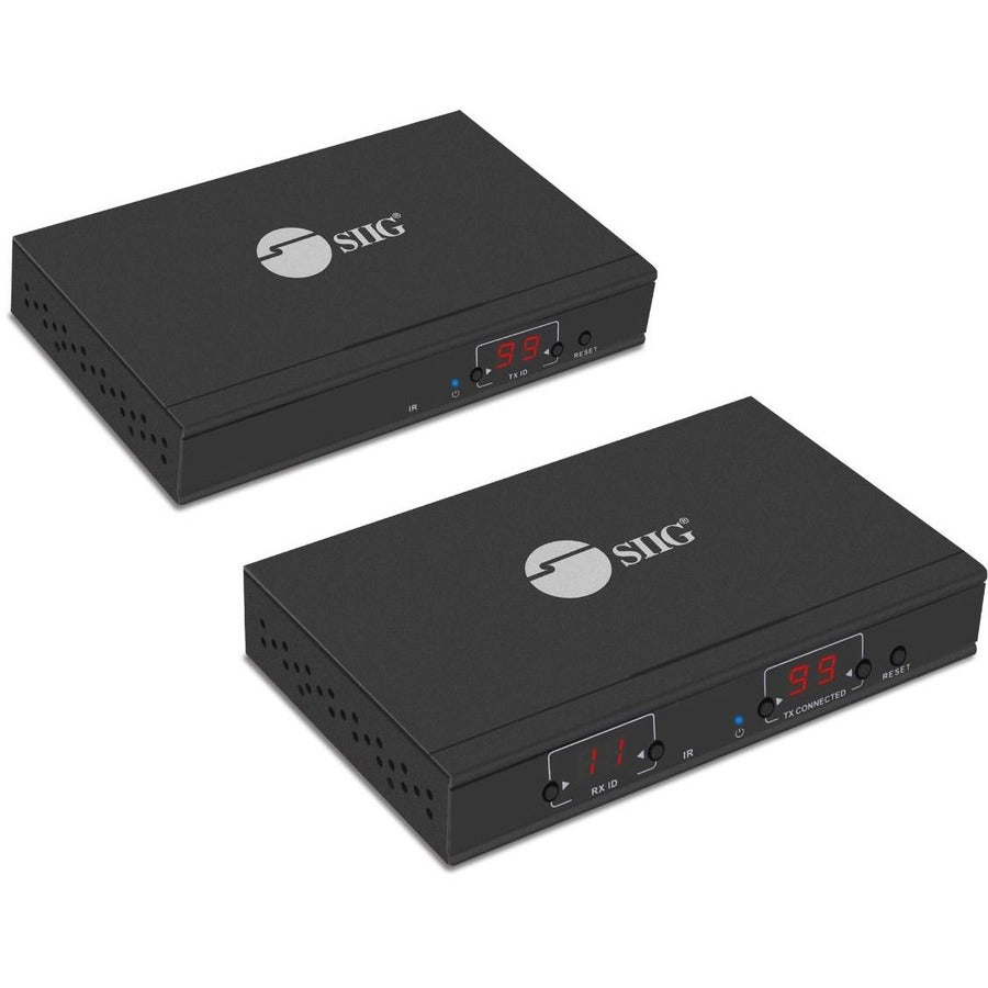 SIIG CE-H23A11-S2 HDMI Over IP Extender with IR - Kit Brown Box
