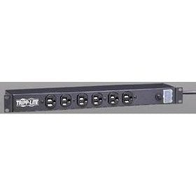 TRIPP Rs-0615-F - Power Strip - 1U - 120V Ac - Circuit Breaker - 15A - (6) 5-15R - Lif
