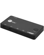 SIIG CE-KV0B11-S1 2x1 USB-C 4K Video KVM Switch Brown Box