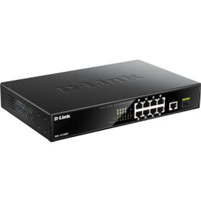 D-Link NT DGS-1010MP 10-Port Gigabit Unmanaged Switch with 8 PoE Ports Retail