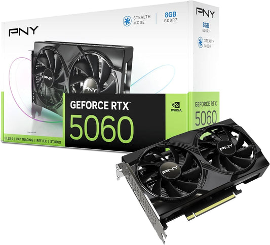 PNY VCX VCG50608DFXPB1 GeForce RTX 5060 8GB 8GB GDDR7 128bit PCIE