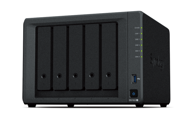 Synology NAS DS1522+ 5-bay DiskStation (Diskless) Retail Synology