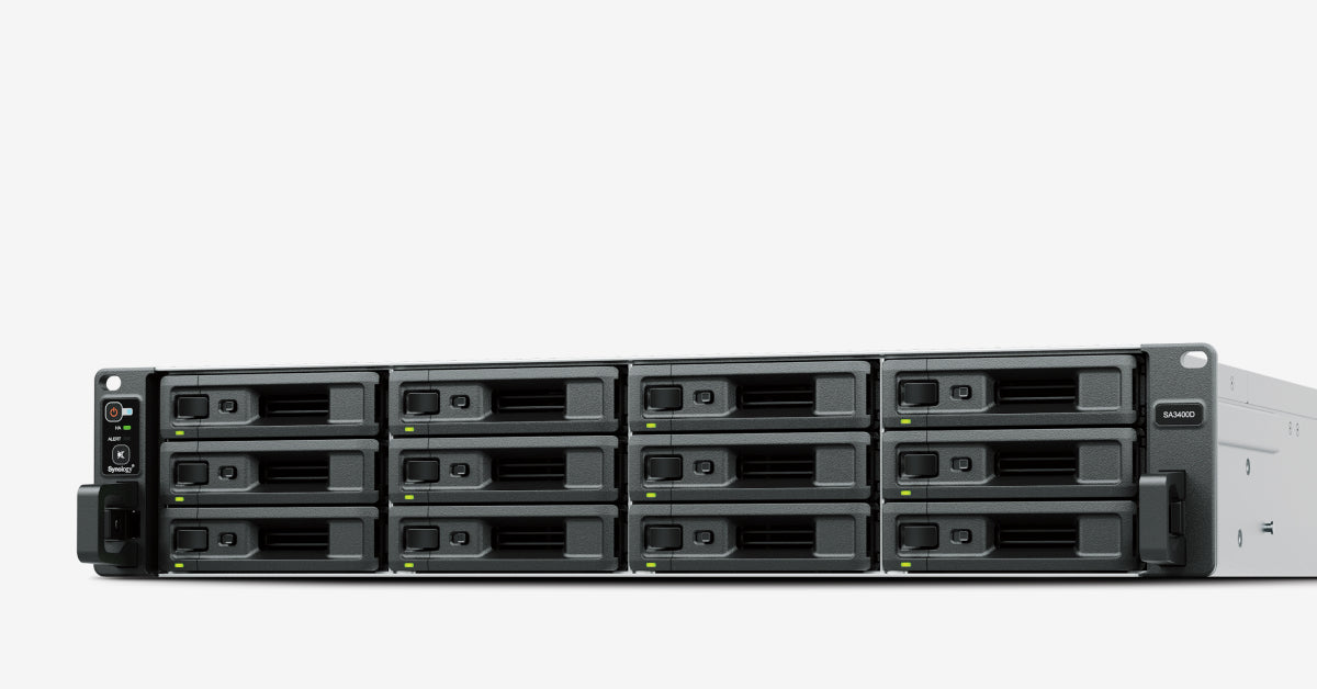 Synology 12-Bay Active-Passive Dual Controller NAS SA3400D (Diskless)