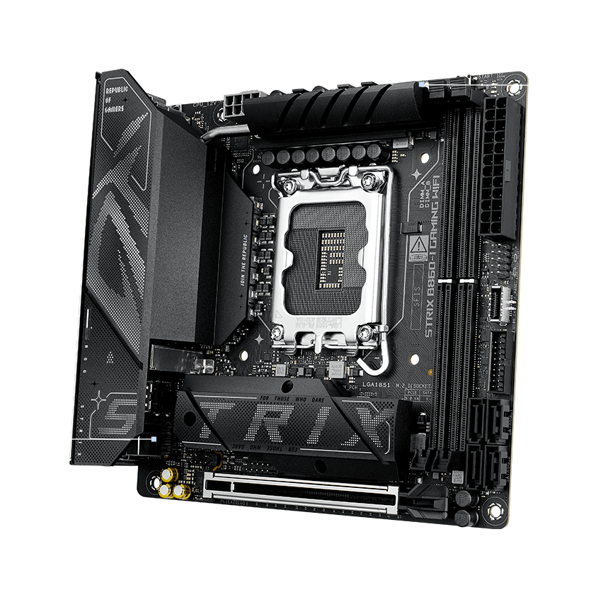 ASUS MB ROG STRIX B860-I GAMING WIFI B860 LGA1851 96GB DDR5 ITX
