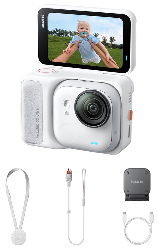 Insta360 CINSABEA_GOUltra01 GO Ultra Standard Bundle (White)