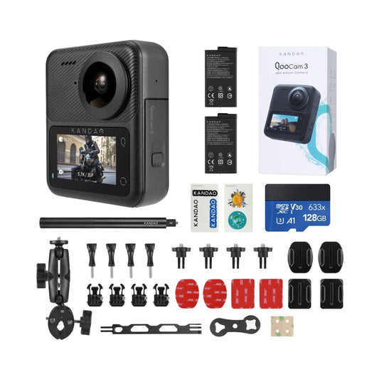 Kandao Q23G-03 QooCam 3 Motorcycle Combo