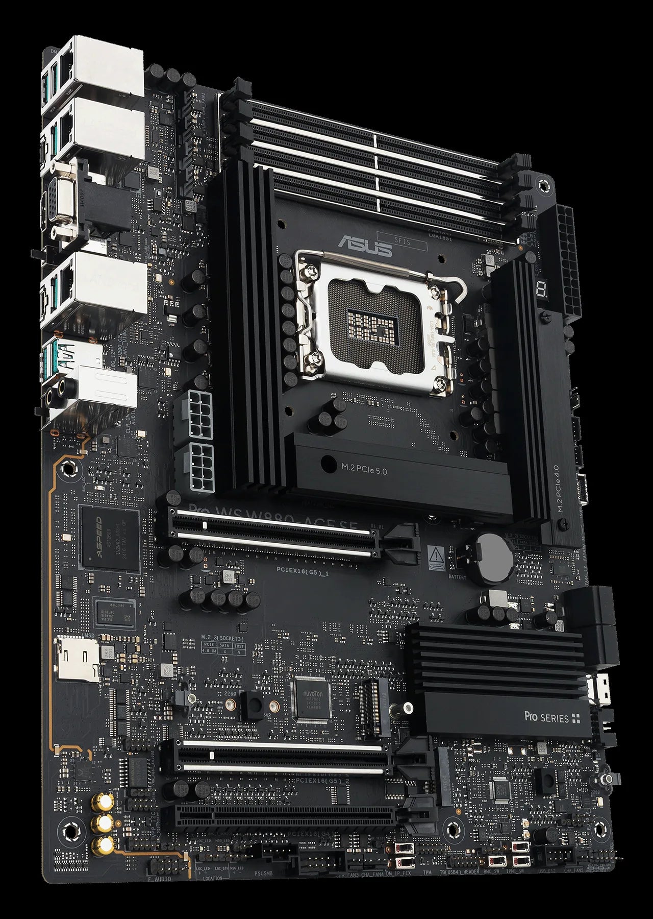 ASUS MB Pro WS W880-ACE SE W880 LGA1851 max.256GB DDR5 ATX Brown Box