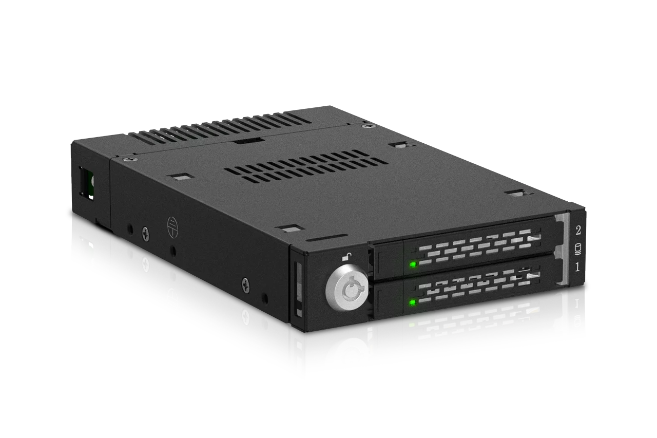 ICY DOCK RD MB834MK-B V2 ToughArmor MB834MK-B V2 2Bay M.2 NVMe SSD Mobile Rack