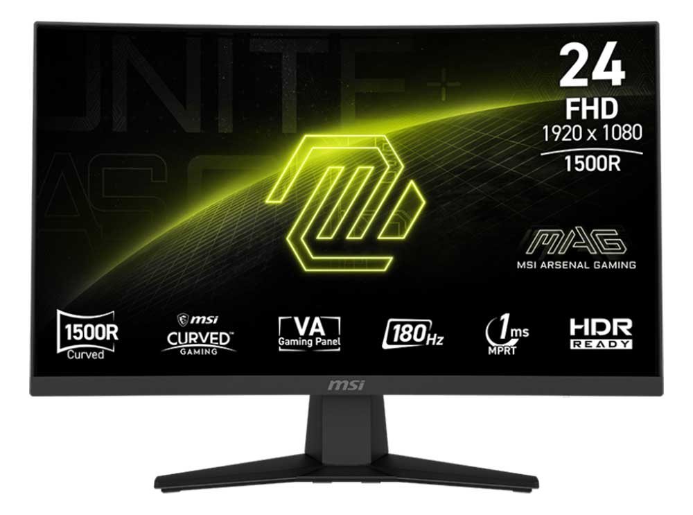MSI MAG 244C 24 VA FHD 1920x1080 16:9 1ms 4ms 180Hz HDMI DP