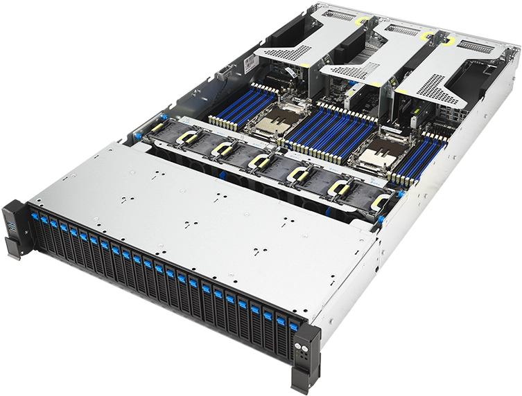 ASUS SV RS720-E12-RS24U-27W10G 2U Xeon 6700 6500 Max4TB 2700W Brown Box