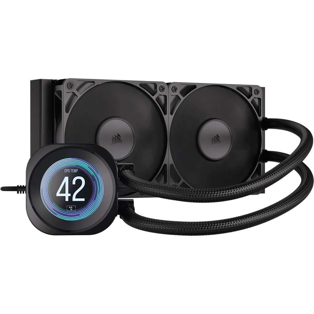 Corsair Fan CW-9061031-WW NAUTILUS 240 RS LCD Liquid CPU Cooler
