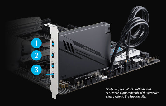 ASUS Accessory ThunderboltEX 4 Thunderbolt4 JHL8540 Controller PCIe3.0x4