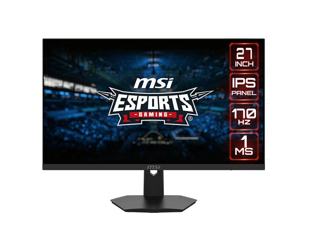 MSI OPTIX G274 27 IPS FHD 1920x1080 16:9 1ms 170Hz Flat 2xHDMI DP