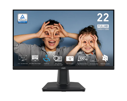 MSI Pro MP225 22 IPS FHD 1920x1080 16:9 1ms 4ms 100Hz VGA HDMI