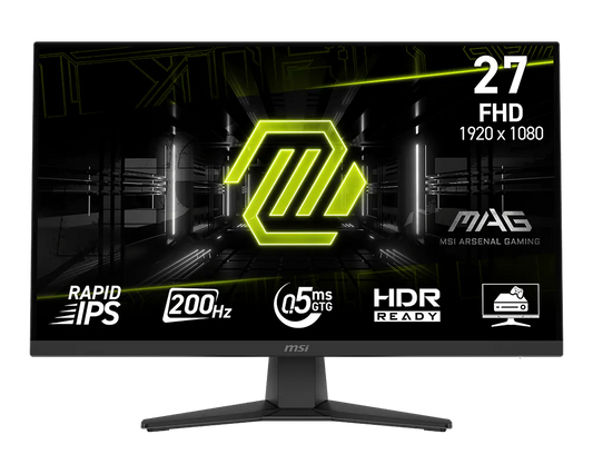MSI MAG 272F 27 Rapid IPS FHD 1920x1080 16:9 0.5ms 200Hz HDMI DP