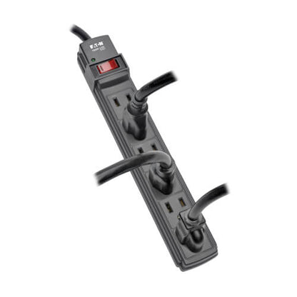 Eaton Tripp Lite Series Power It! 6-Outlet Power Strip, 6 ft. (1.83 m) Cord, Black Housing