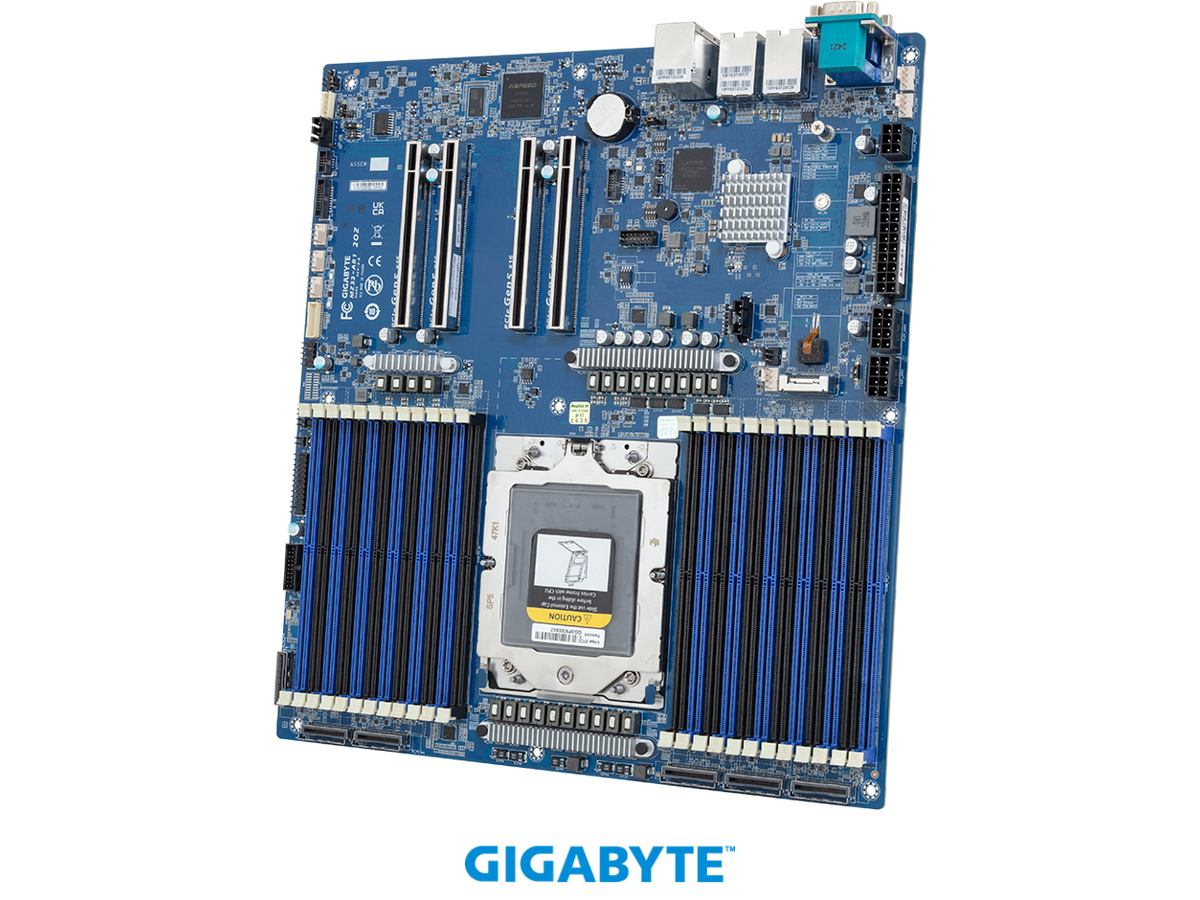 Gigabyte MZ33-AR1 SoC LGA6096 SP5 AMD EPYC9005 9004 Max128GB DDR5 EATX