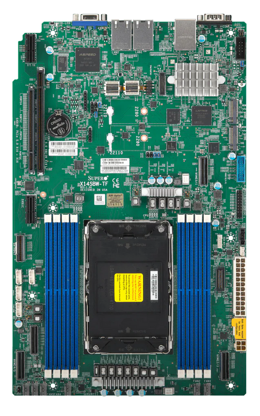 Supermicro MBD-X14SBW-TF-B SoC SocketE2 LGA4710 Max1TB DDR5 Proprietary WIO