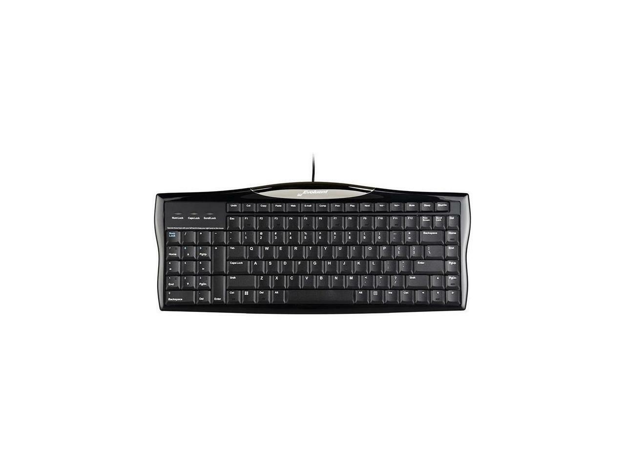 Evoluent Keyboard R3K Reduced Reach Right-Hand Keyboard Retail