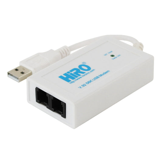 HiRO Network H50228 V92 56K External USB Data Fax Dial Up Internet Modem RTL