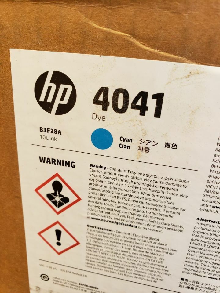 HP 4041 Yellow Dye 10L Ink All Office Smarts