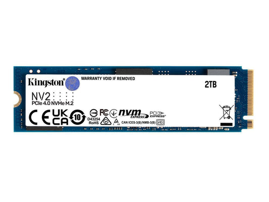 Kingston SSD SNV2S 2000G 2000G NV2 M.2 2280 PCIe 4.0 NVMe SSD Retail