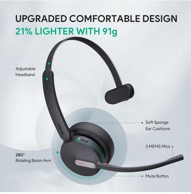 Yealink 1208704 BH70 Dual UC USB-C A Essential Bluetooth Headset