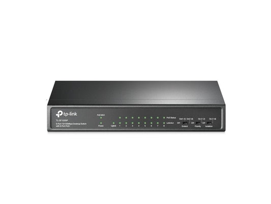 TP-Link Swt Tl-Sf1009p 9-Port Unmanaged Switch with 8 PoE+ Ports Retail TP-Link