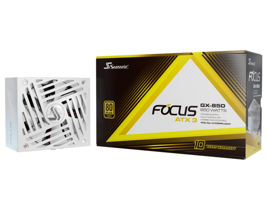Seasonic SRP-FGX851-A5A32SF White 850W Focus V4 GX-850 ATX3.1 White 80+Gold