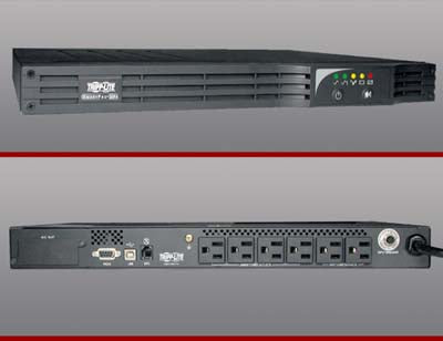 TRIPP Smart500Rt1U - 500Va 300W 120V Line-Interactive Ups - 6 Nema 5-15R Outlets, Usb,