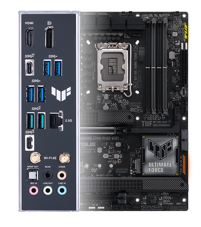 ASUS MB TUF GAMING Z790-PLUS WIFI LGA1700 Max128GB DDR5 ATX