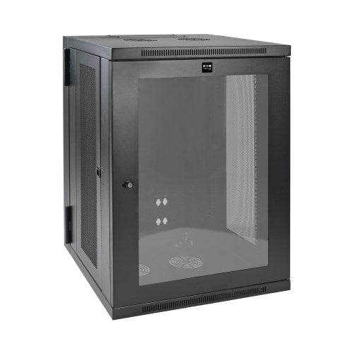 TRIPP 18U Wall Mount Rack Enclosure Server Cabinet W Hinged Acrylic Window - SRW18USG