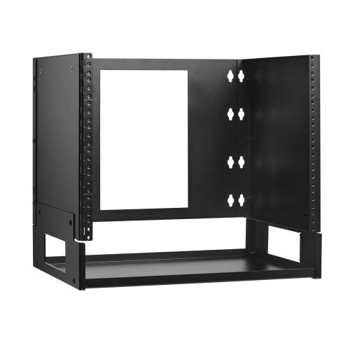 TRIPP 8U Wall-Mount Bracket With Shelf For Small Switches And Patch Panels, Hinged - SRWO8UBRKTSHELF