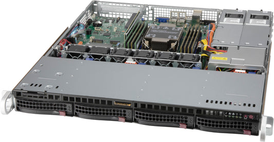 Supermicro CSE-813MF2TQC4-R407CB 1U 4x3.5 HS SAS3 SATA 400W Brown Box