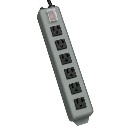 TRIPP Ul603Cb-6 - Industrial Power Strip, 6-Outlet, 15 Ft. (4.6 M) Cord, 5-20P Plug - - UL620-15