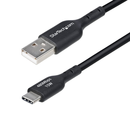 StarTech CB USB2AC6FBKE10PK 6ft (1.8m) USB-A to USB-C Charging Cable-10Pack BK