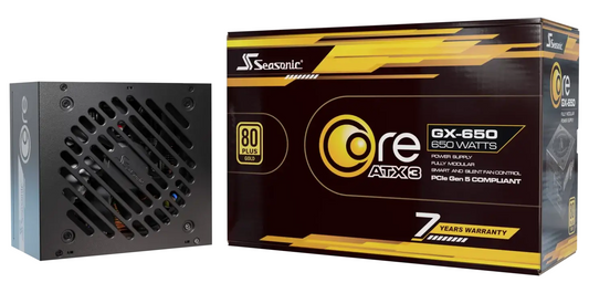 Seasonic SRP-CGX651-A5A32SF CORE V2 GX-650 650W 80+Gold Full-Modular ATX3.1