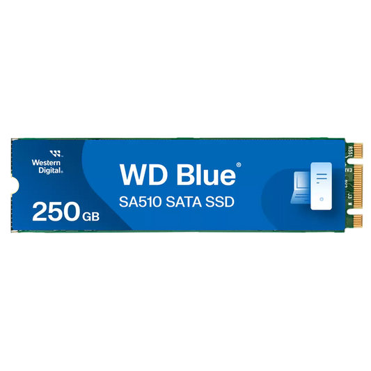 Western Digital SSD WDS250G3B0B 250GB M.2 2280 SATA III Blue SA510 Retail Western Digital