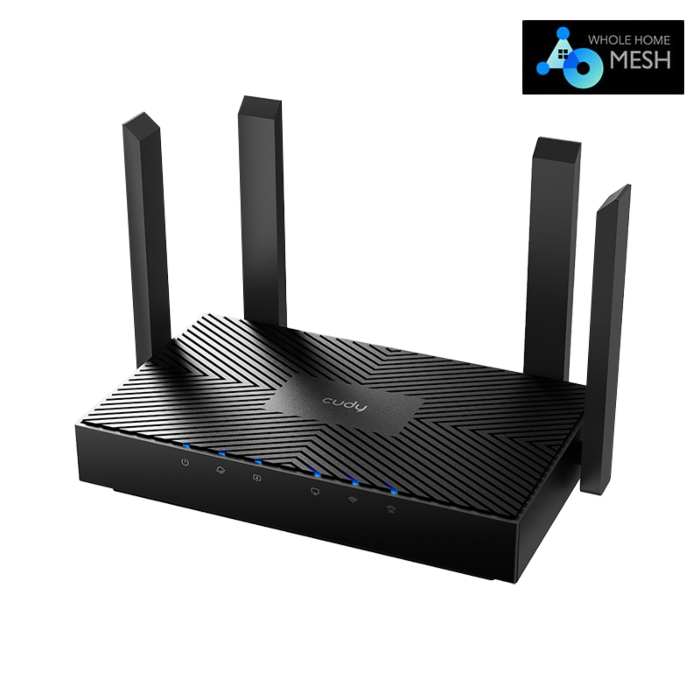 Cudy Router WR3000 AX3000 Gigabit Dual Band Wi-Fi 6 Mesh Router
