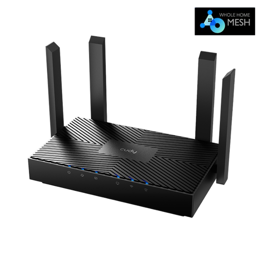 Cudy Router WR3000 AX3000 Gigabit Dual Band Wi-Fi 6 Mesh Router