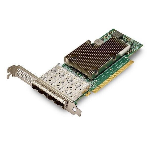 Broadcom NT BCM957504-P425G P425G - 4 x 25 10GbE PCIe NIC Brown Box