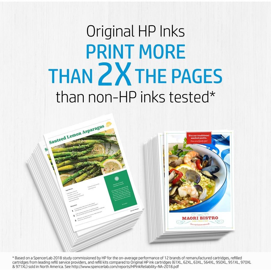 HP 62 Tri-Color Standard Yield Ink Cartridge (C2P06AN)