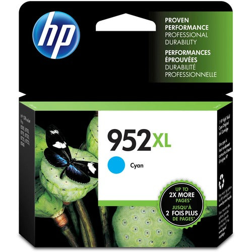 HP 952XL Cyan High Yield Ink Cartridge (L0S61AN)