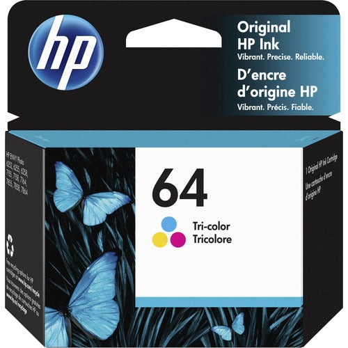 HP 64 Tri-Color Standard Yield Ink Cartridge (N9J89AN)